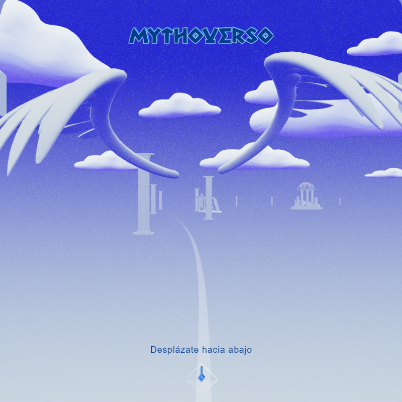 Mythoverso vuelo alas con scroll